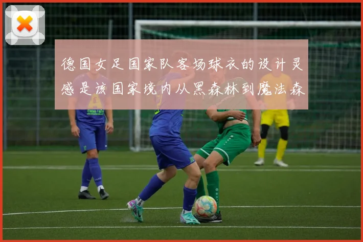 德国女足国家队客场球衣的设计灵感是该国家境内从黑森林到魔法森林广阔无边的深绿色森林