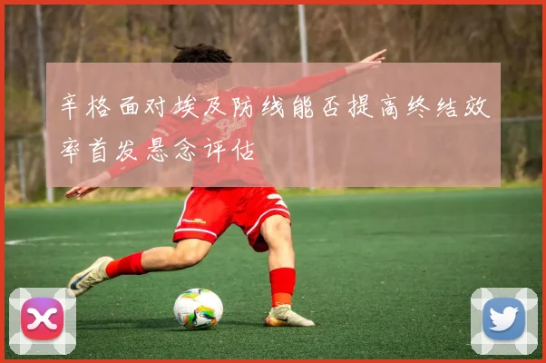辛格面对埃及防线能否提高终结效率首发悬念评估